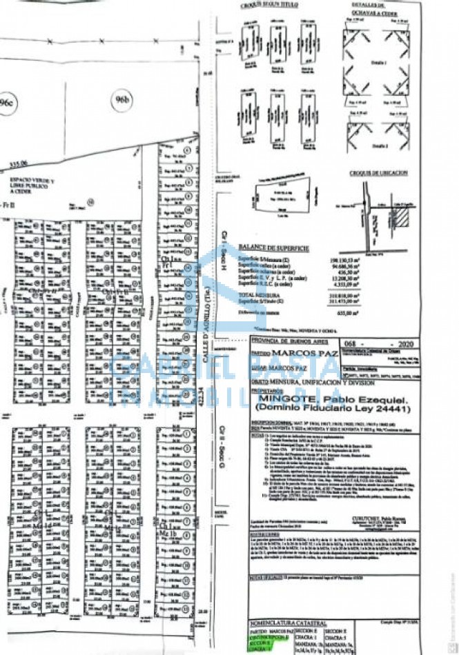 Terreno en Marcos Paz